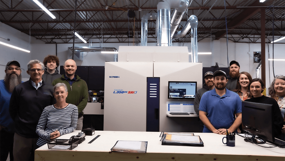 Enterprise Print Group employee by SCREEN press